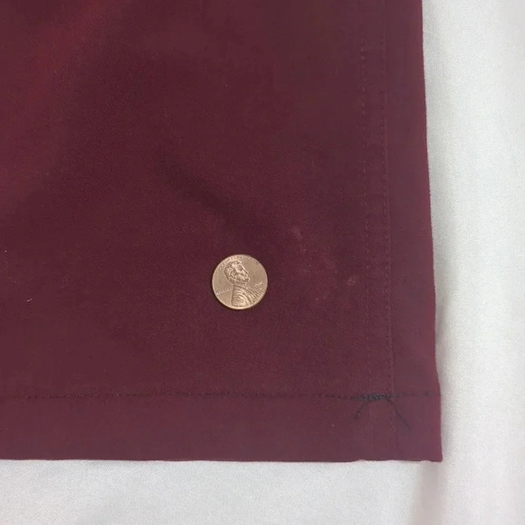 FIGS Kade Cargo Scrub Pants, Color Burgundy Size S/P (ALTERED/HEMMED) - Picture 15 of 16